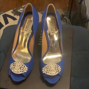 Badgley Mischka Royal Blue Heel (Goodie)